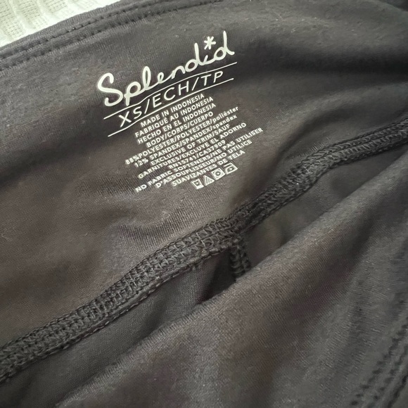 SPLENDID Studio black leggings brand new with tags women pants soft side design - Picture 3 of 7